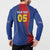 Custom Cape Verde Football Button Sweatshirt Blue Sharks Make History - Wonder Print Shop