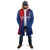 Custom Cape Verde Football Cloak Blue Sharks Make History - Wonder Print Shop