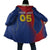 Custom Cape Verde Football Cloak Blue Sharks Make History - Wonder Print Shop
