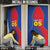Custom Cape Verde Football Door Cover Blue Sharks Make History - Wonder Print Shop