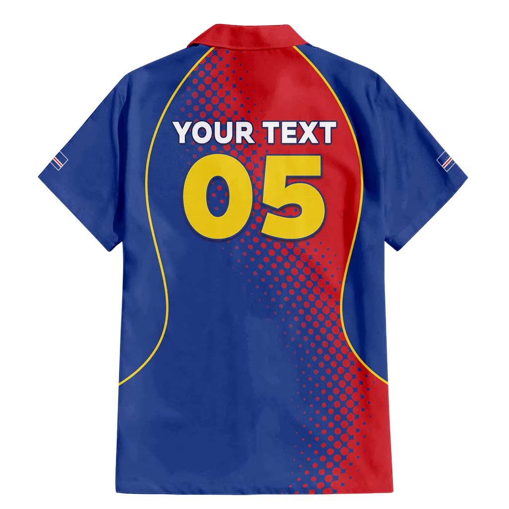 Custom Cape Verde Football Family Matching Mermaid Dress and Hawaiian Shirt Blue Sharks Make History - Wonder Print Shop