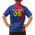 Custom Cape Verde Football Kid Hawaiian Shirt Blue Sharks Make History - Wonder Print Shop