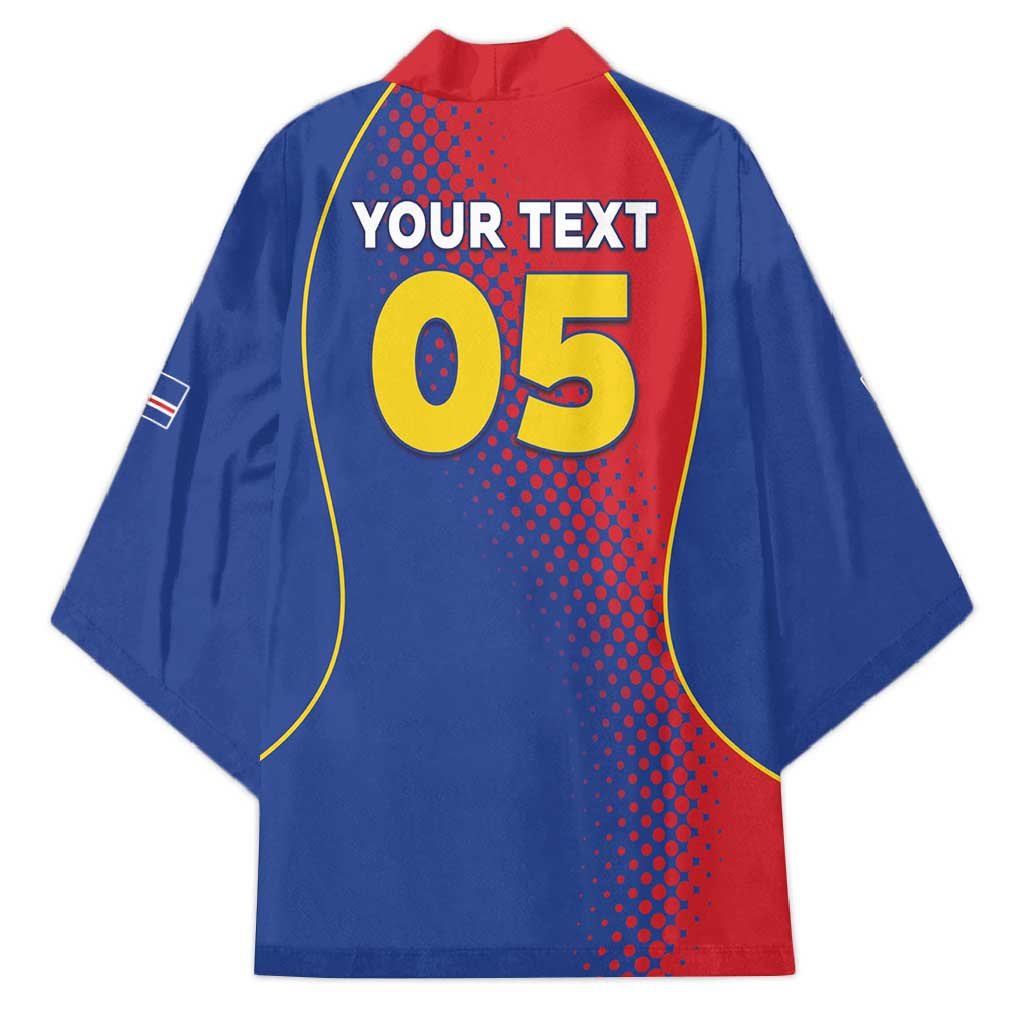 Custom Cape Verde Football Kimono Blue Sharks Make History - Wonder Print Shop