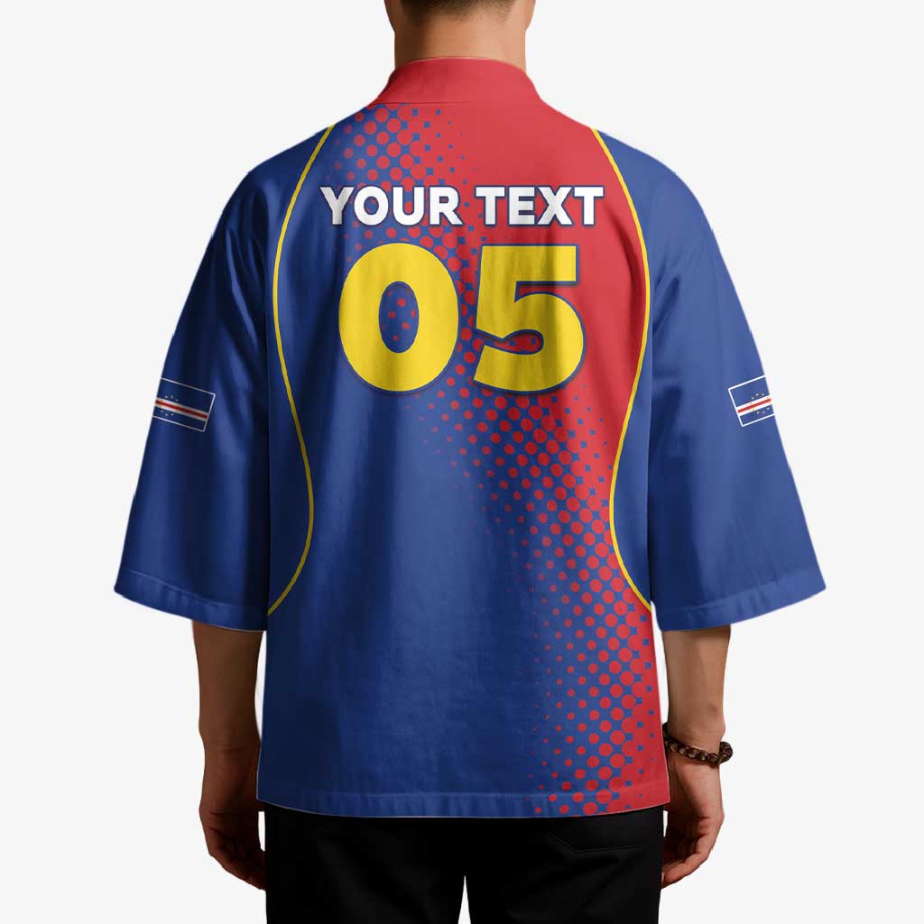 Custom Cape Verde Football Kimono Blue Sharks Make History - Wonder Print Shop