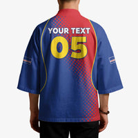 Custom Cape Verde Football Kimono Blue Sharks Make History - Wonder Print Shop
