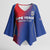 Custom Cape Verde Football Kimono Sleeve Blouse Blue Sharks Make History - Wonder Print Shop