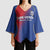 Custom Cape Verde Football Kimono Sleeve Blouse Blue Sharks Make History - Wonder Print Shop