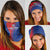 Cape Verde Football Neck Gaiter Blue Sharks Make History - Wonder Print Shop