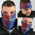 Cape Verde Football Neck Gaiter Blue Sharks Make History - Wonder Print Shop
