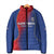 Custom Cape Verde Football Padded Jacket Blue Sharks Make History - Wonder Print Shop