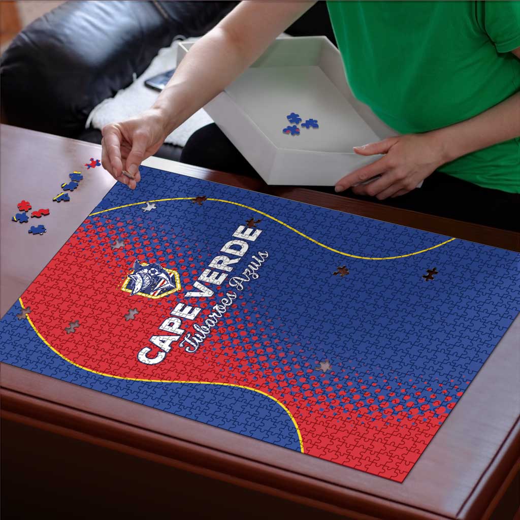 Cape Verde Football Puzzle Blue Sharks Make History - Wonder Print Shop
