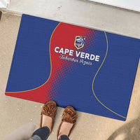 Cape Verde Football Rubber Doormat Blue Sharks Make History - Wonder Print Shop