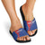 Cape Verde Football Slide Sandals Blue Sharks Make History - Wonder Print Shop