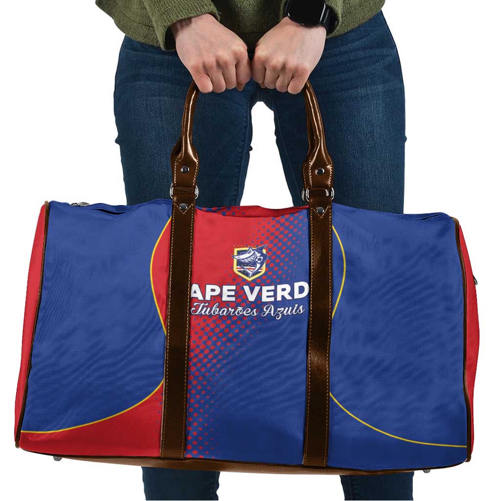 Cape Verde Football Travel Bag Blue Sharks Make History - Wonder Print Shop