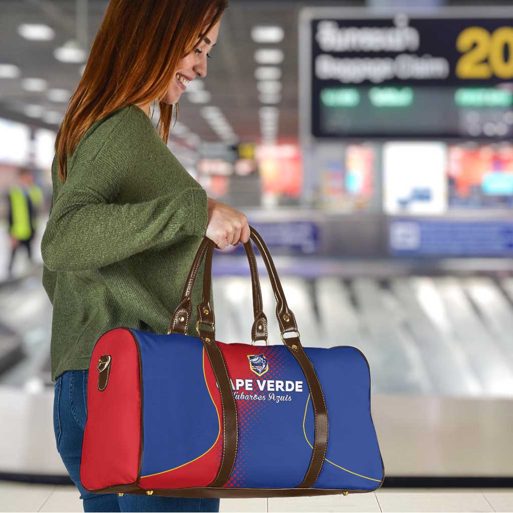 Cape Verde Football Travel Bag Blue Sharks Make History - Wonder Print Shop