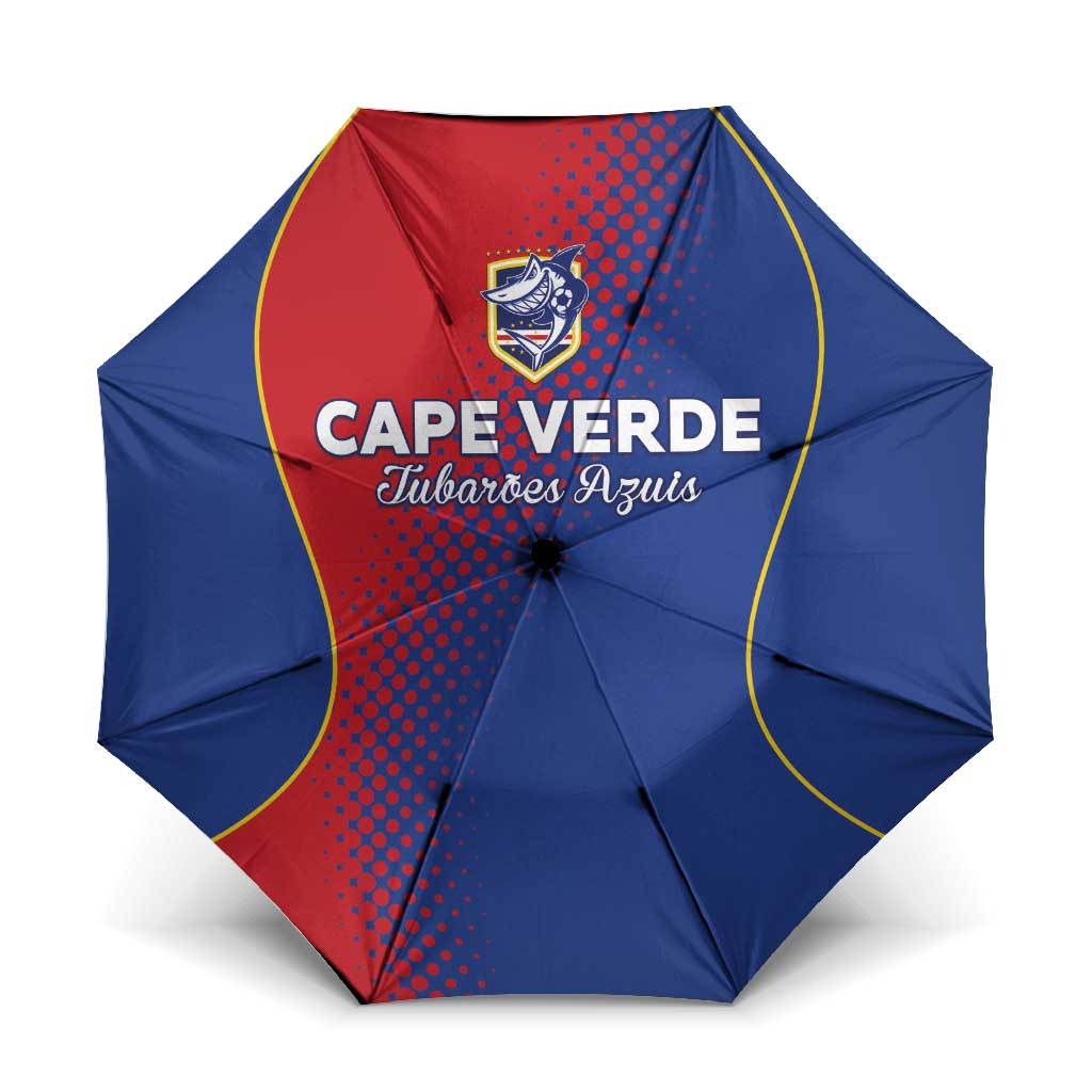 Cape Verde Football Umbrella Blue Sharks Make History - Wonder Print Shop