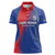Custom Cape Verde Football Women Polo Shirt Blue Sharks Make History - Wonder Print Shop