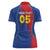 Custom Cape Verde Football Women Polo Shirt Blue Sharks Make History - Wonder Print Shop