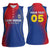 Custom Cape Verde Football Women Sleeveless Polo Shirt Blue Sharks Make History - Wonder Print Shop