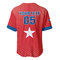 Custom Chile Star Football Baseball Jersey Vamos La Roja