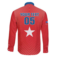 Custom Chile Star Football Family Matching Puletasi and Hawaiian Shirt Vamos La Roja