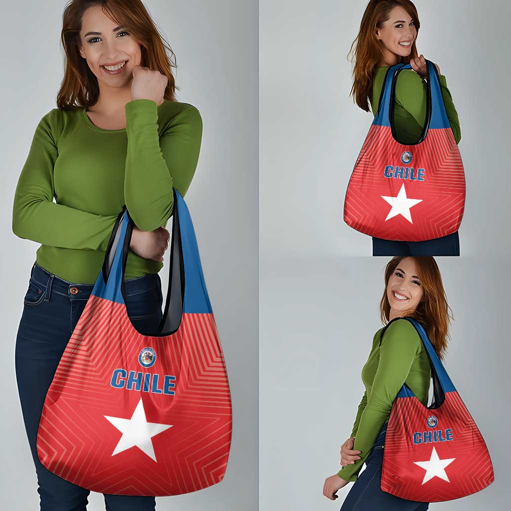 Chile Star Football Grocery Bag Vamos La Roja