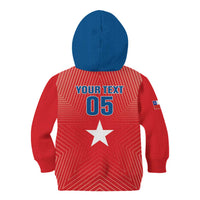 Custom Chile Star Football Kid Hoodie Vamos La Roja