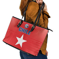 Chile Star Football Leather Tote Bag Vamos La Roja