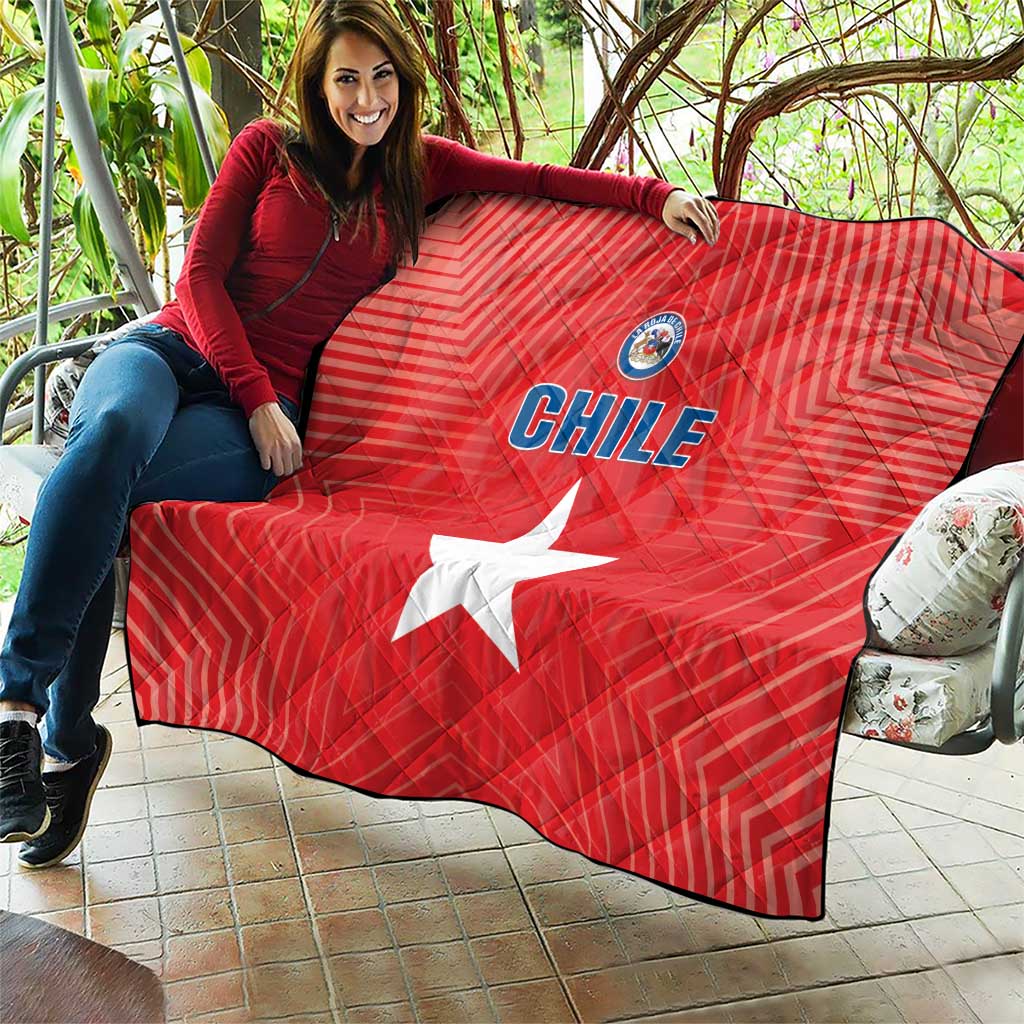 Chile Star Football Quilt Vamos La Roja