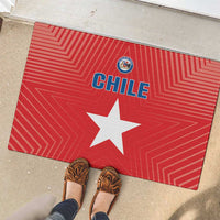 Chile Star Football Rubber Doormat Vamos La Roja