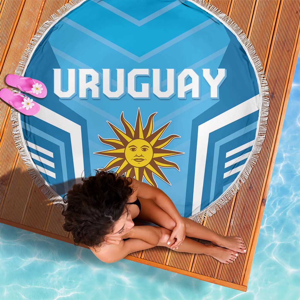 Uruguay Football Beach Blanket Unique Style