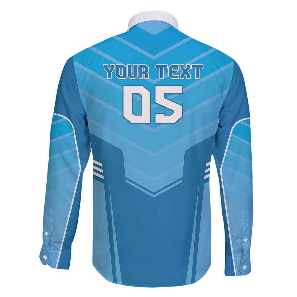 Custom Uruguay Football Family Matching Long Sleeve Bodycon Dress and Hawaiian Shirt Unique Style