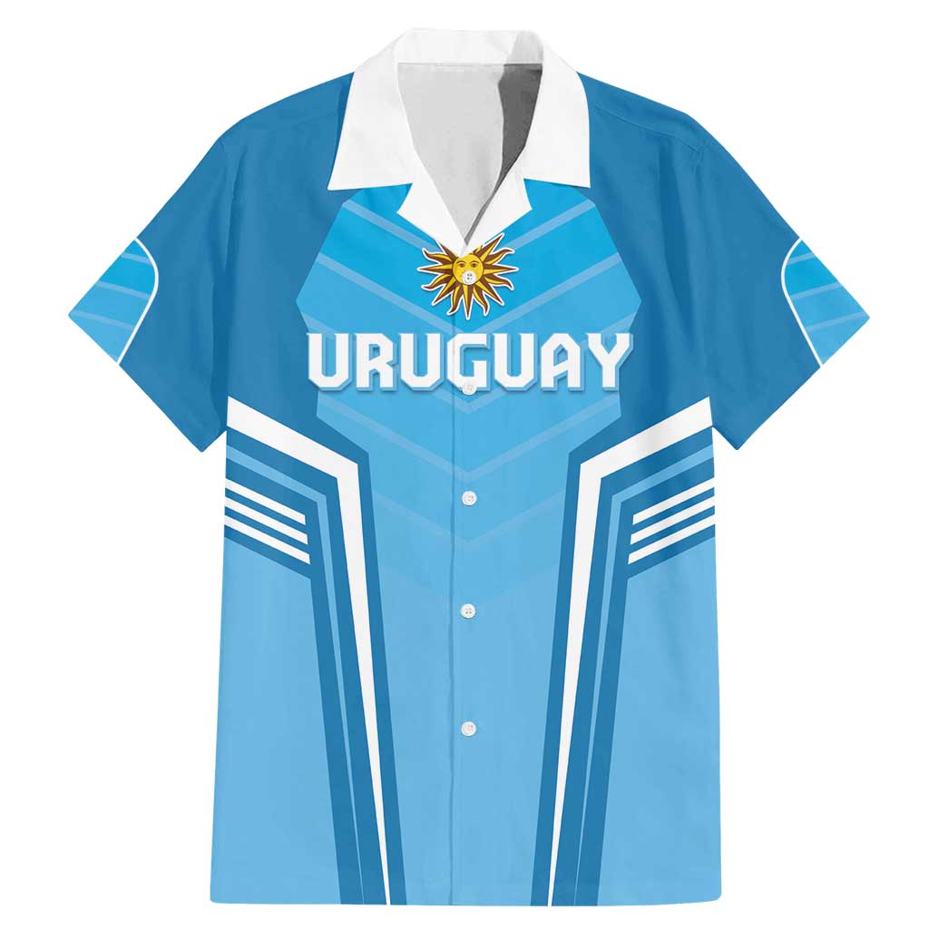 Custom Uruguay Football Family Matching Mermaid Dress and Hawaiian Shirt Unique Style