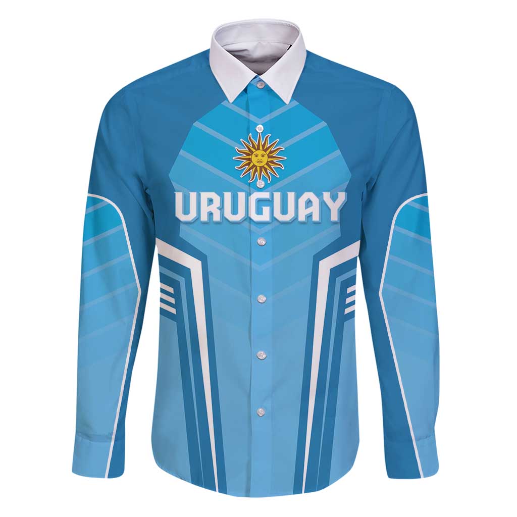 Custom Uruguay Football Family Matching Puletasi and Hawaiian Shirt Unique Style