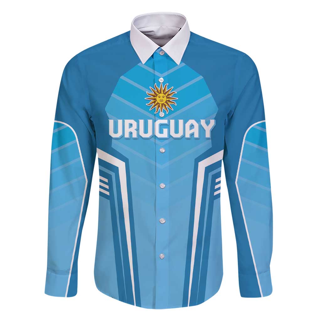 Custom Uruguay Football Family Matching Short Sleeve Bodycon Dress and Hawaiian Shirt Unique Style
