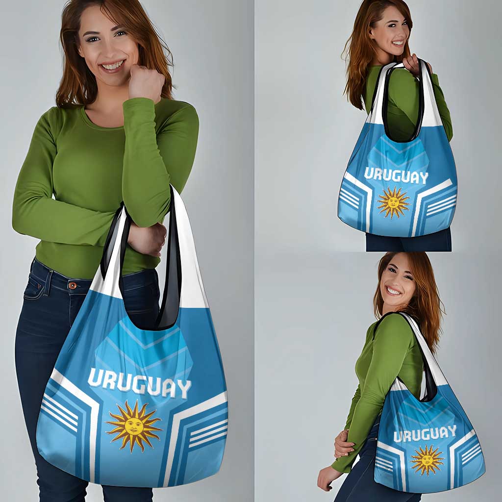 Uruguay Football Grocery Bag Unique Style