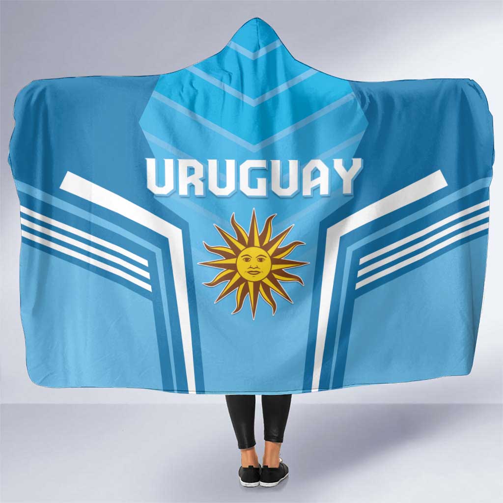 Uruguay Football Hooded Blanket Unique Style