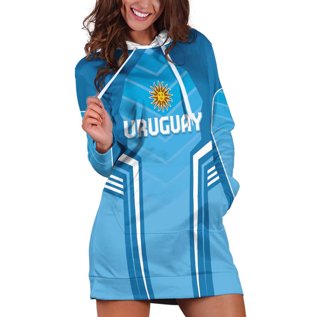 Custom Uruguay Football Hoodie Dress Unique Style