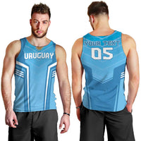 Custom Uruguay Football Men Tank Top Unique Style