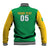 Custom Brazil Football Baseball Jacket Flag Style