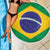 Brazil Football Beach Blanket Flag Style