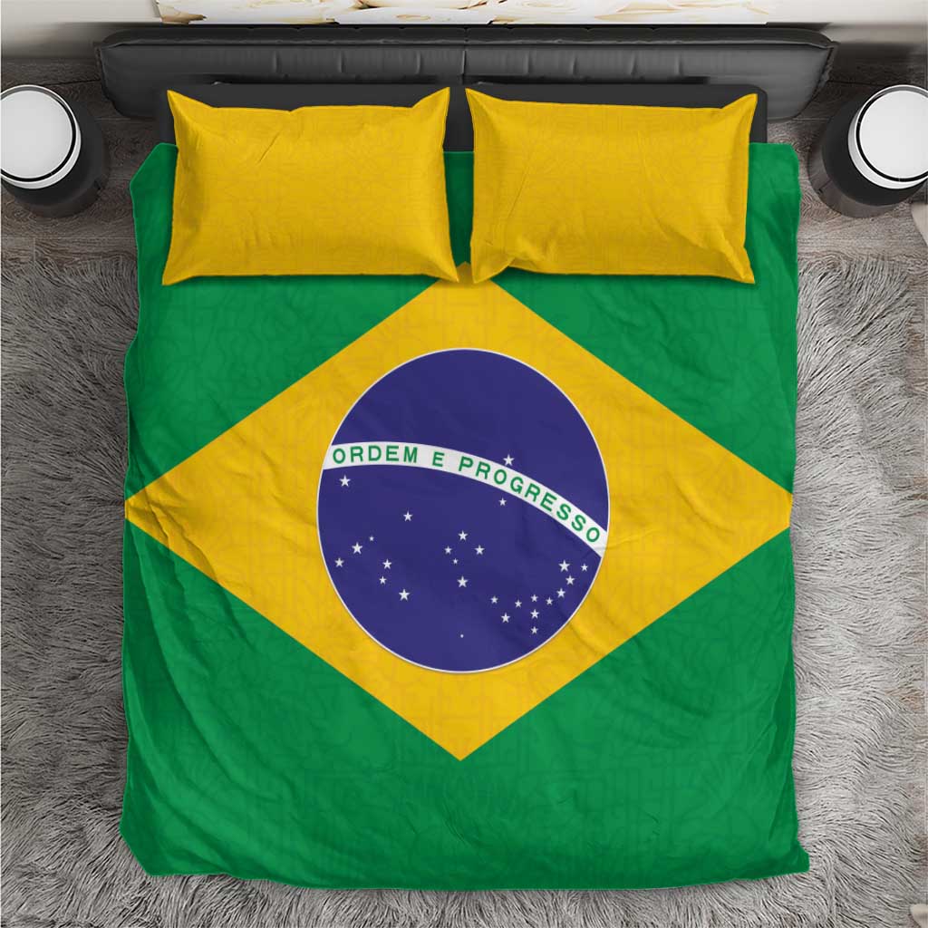 Brazil Football Bedding Set Flag Style