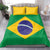 Brazil Football Bedding Set Flag Style