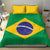 Brazil Football Bedding Set Flag Style