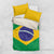 Brazil Football Bedding Set Flag Style
