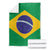 Brazil Football Blanket Flag Style