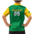 Custom Brazil Football Family Matching Mermaid Dress and Hawaiian Shirt Flag Style