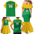 Custom Brazil Football Family Matching Mermaid Dress and Hawaiian Shirt Flag Style