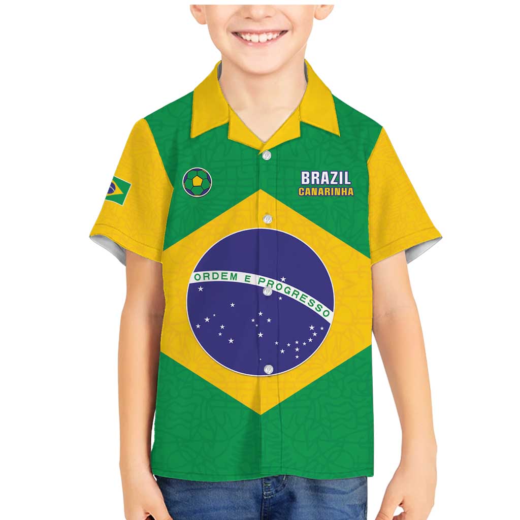 Custom Brazil Football Family Matching Mermaid Dress and Hawaiian Shirt Flag Style