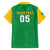 Custom Brazil Football Family Matching Off The Shoulder Long Sleeve Dress and Hawaiian Shirt Flag Style